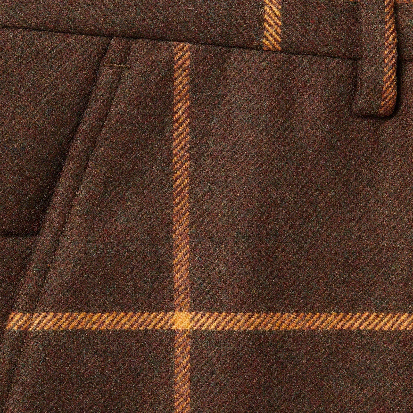 Windowpane Wool Trouser view 7